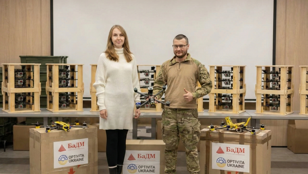БаДМ передала 116-й ОМБр партію бойових дронів для роботи на передовій